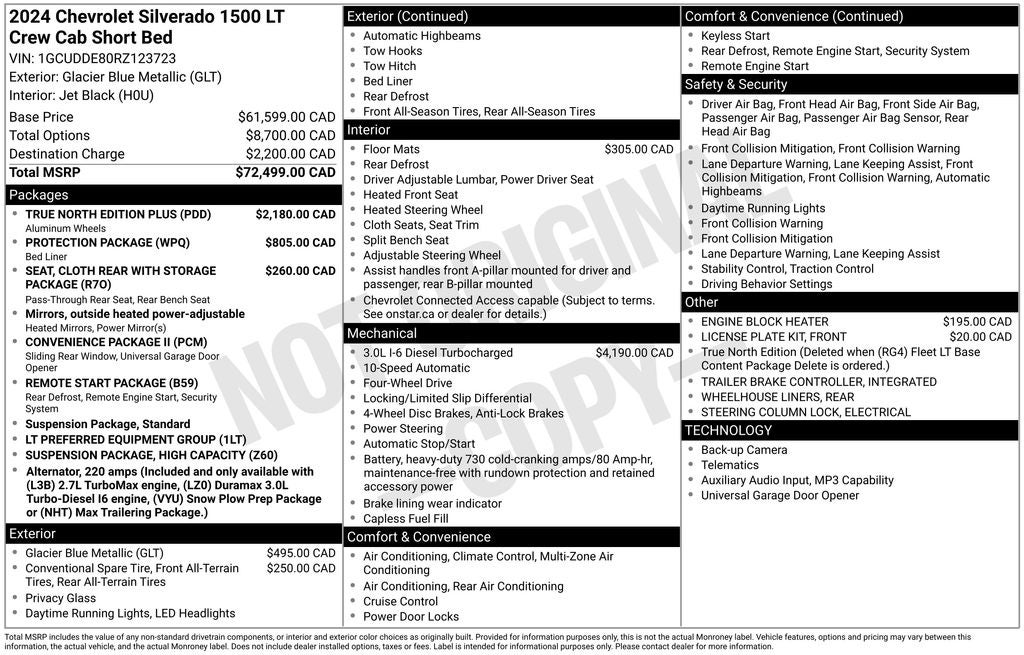 2024 Chevrolet Silverado 1500 LT LT1