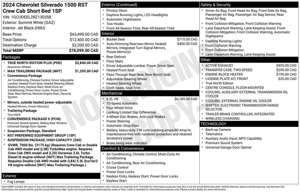 2024 Chevrolet Silverado 1500 RST