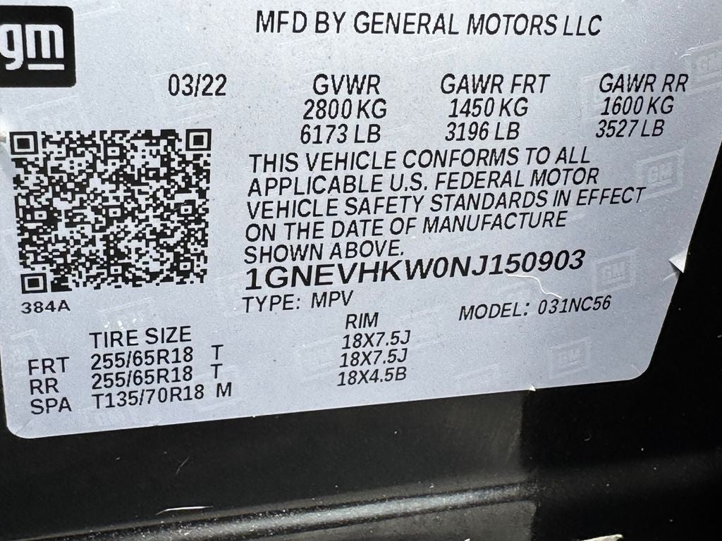 2022 Chevrolet Traverse LT Leather