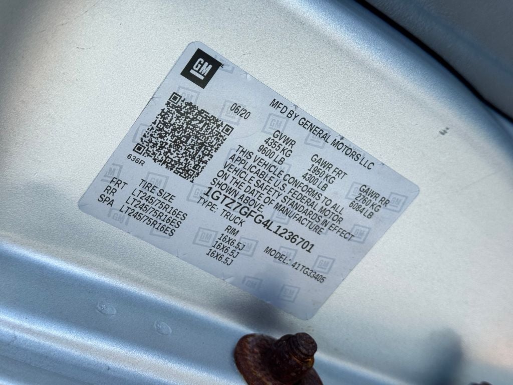 2020 GMC Savana 3500 Work Van