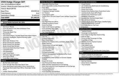 2020 Dodge Charger SXT