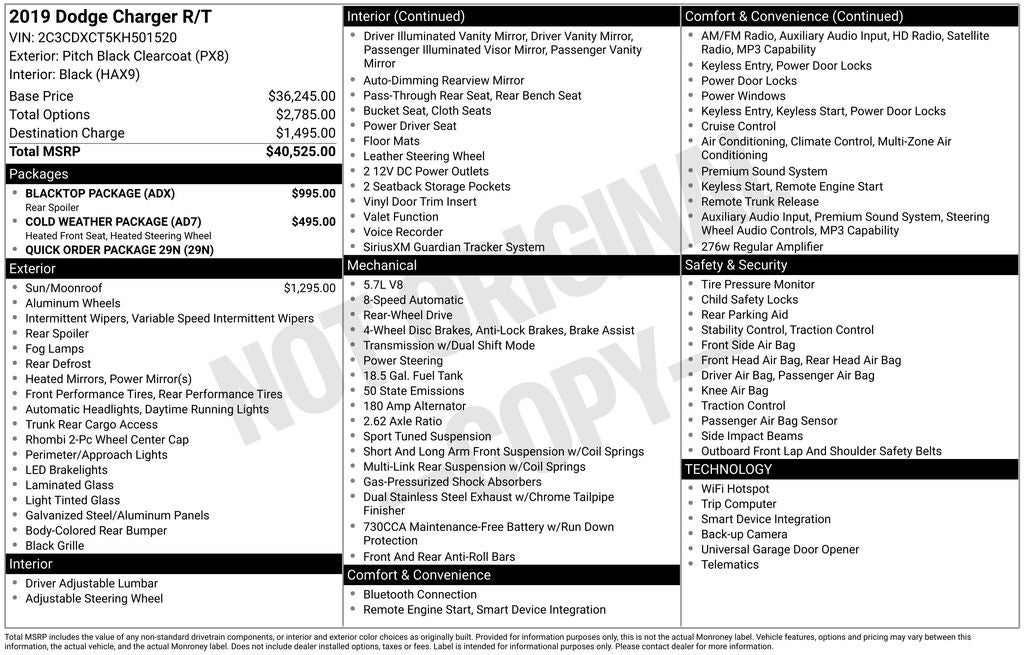 2019 Dodge Charger R/T