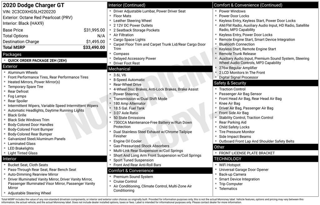 2020 Dodge Charger GT