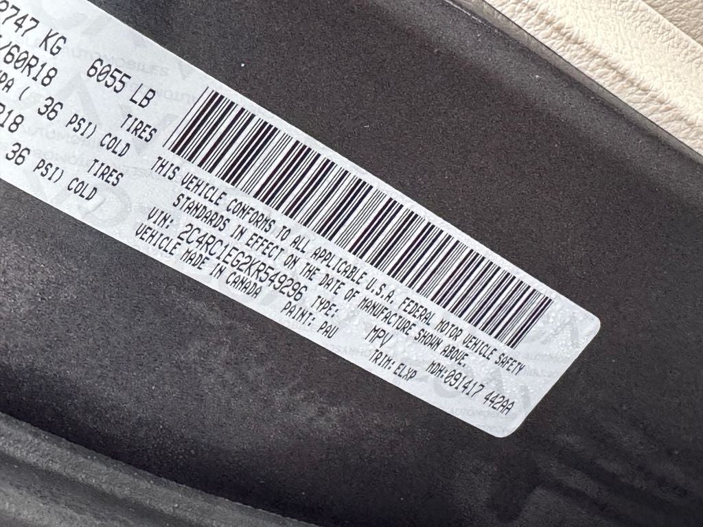 2019 Chrysler Pacifica Touring L Plus