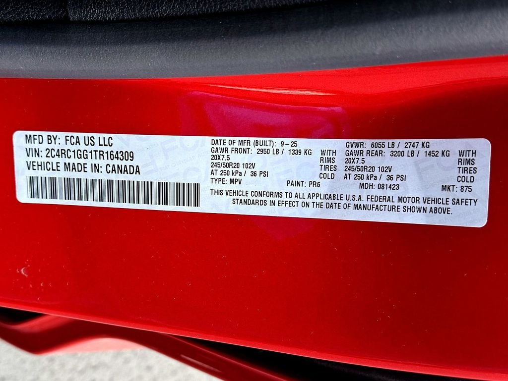 2026 Chrysler Pacifica Limited