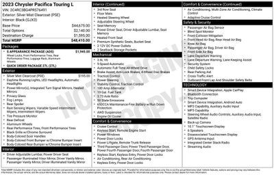 2023 Chrysler Pacifica Touring L