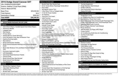 2016 Dodge Grand Caravan SXT