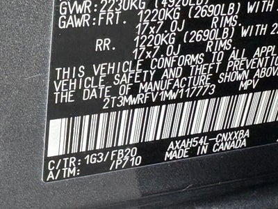 2021 Toyota RAV4 Hybrid LE