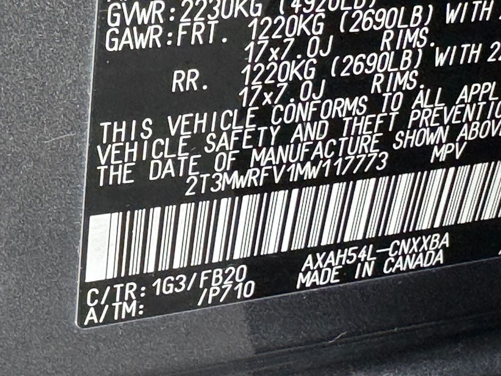 2021 Toyota RAV4 Hybrid LE