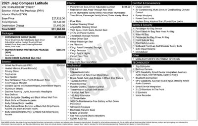 2021 Jeep Compass Latitude