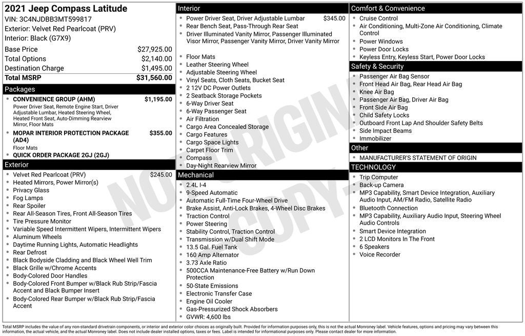 2021 Jeep Compass Latitude