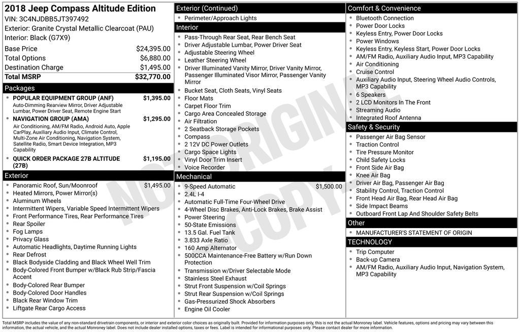 2018 Jeep Compass Latitude