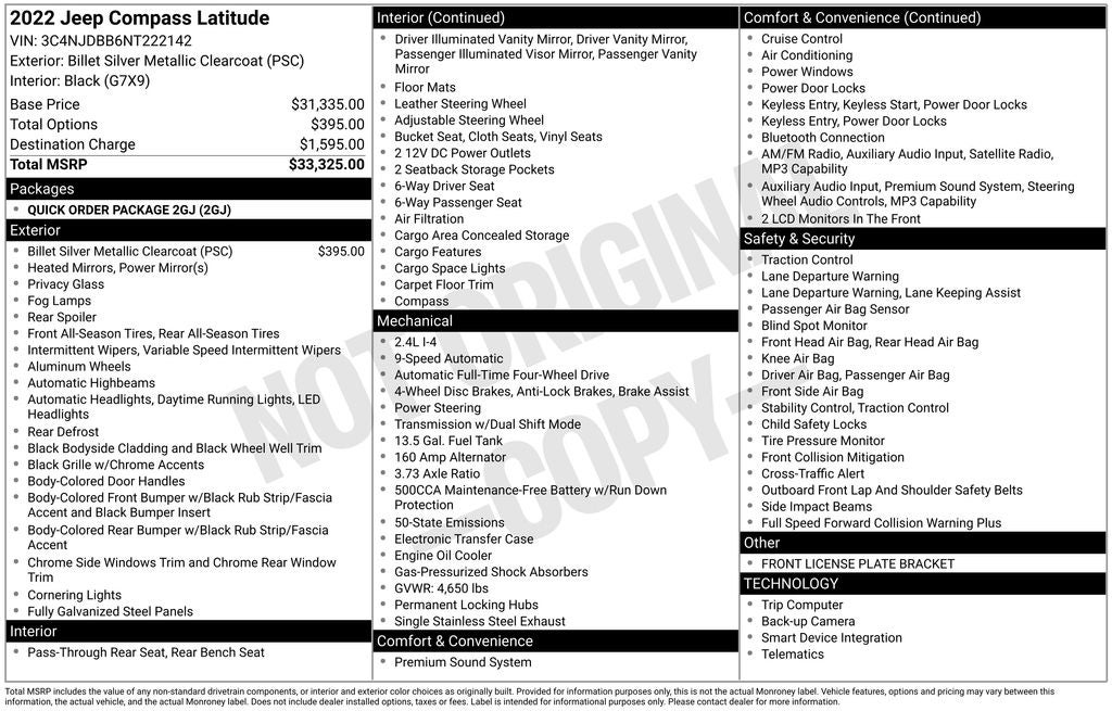 2022 Jeep Compass Latitude