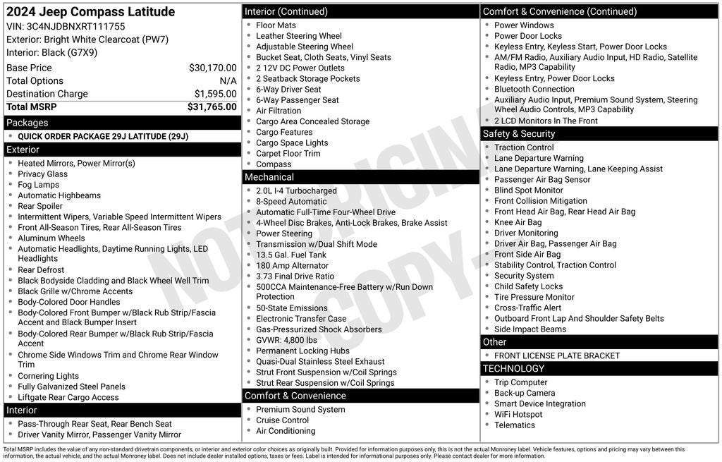 2024 Jeep Compass Latitude