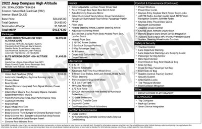 2022 Jeep Compass High Altitude