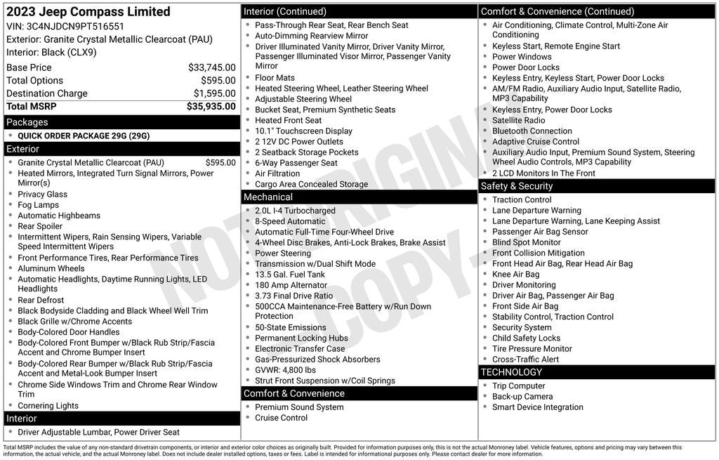 2023 Jeep Compass Limited