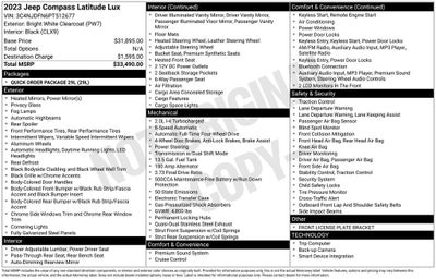 2023 Jeep Compass Latitude Lux