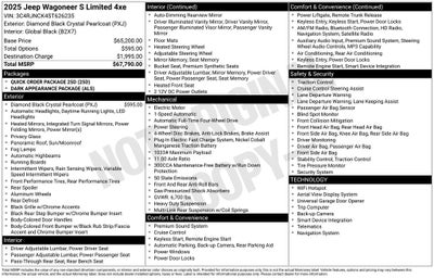 2025 Jeep Wagoneer S Limited