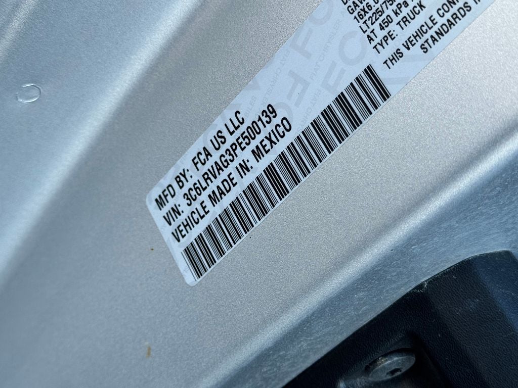 2023 RAM ProMaster 1500 Low Roof