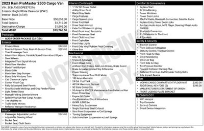 2023 RAM ProMaster 2500 High Roof