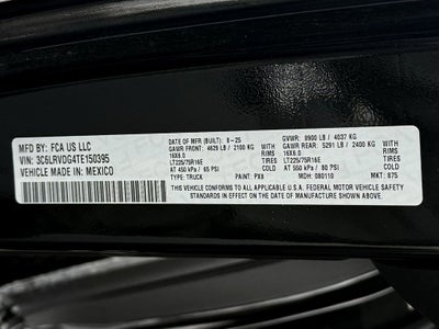 2026 RAM ProMaster 2500 High Roof