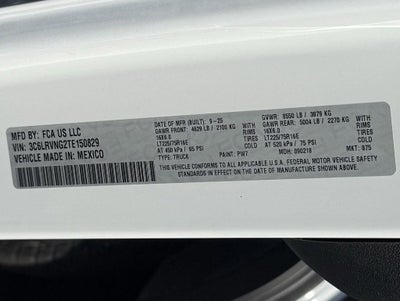 2026 RAM ProMaster 1500 Low Roof