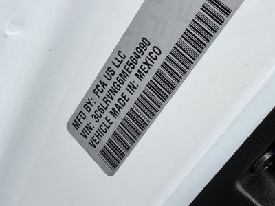2021 RAM ProMaster 1500 Low Roof