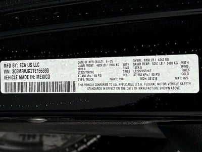 2026 RAM ProMaster 3500 High Roof