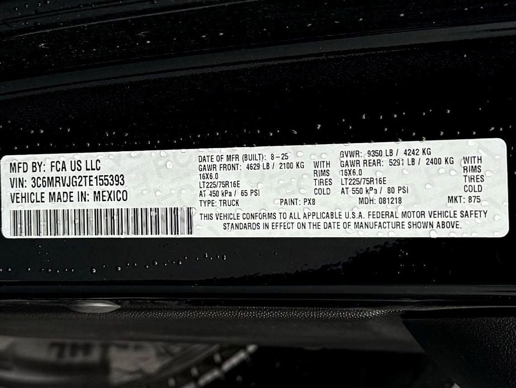 2026 RAM ProMaster 3500 High Roof