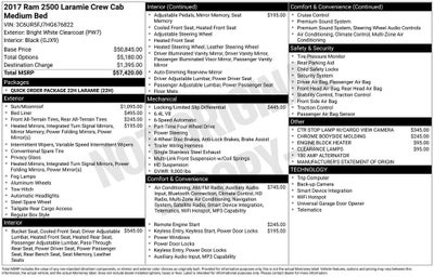 2017 RAM 2500 Laramie