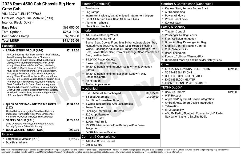 2026 RAM 4500HD Tradesman