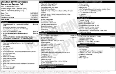 2026 RAM 5500HD Tradesman