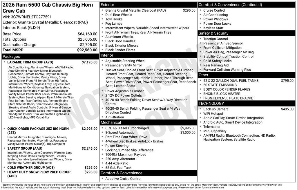 2026 RAM 5500HD Tradesman