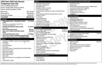 2025 RAM 5500HD Tradesman