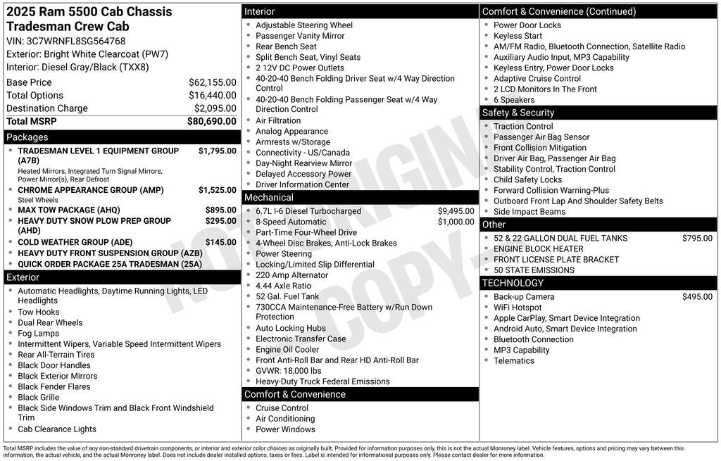 2025 RAM 5500HD Tradesman