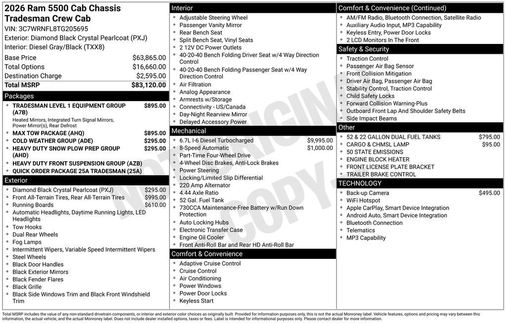 2026 RAM 5500HD Tradesman