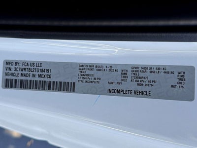 2026 RAM 3500 Tradesman 167.5 WB