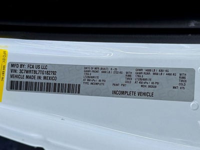 2026 RAM 3500 Tradesman 167.5 WB