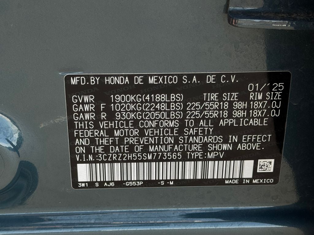 2025 Honda HR-V Sport