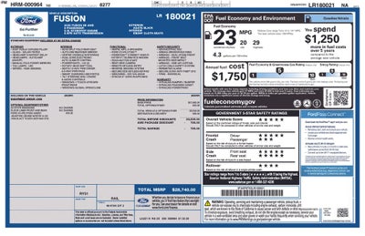 2020 Ford Fusion SE