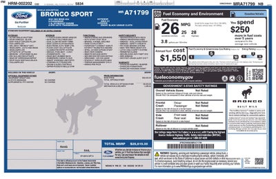 2021 Ford Bronco Sport Big Bend