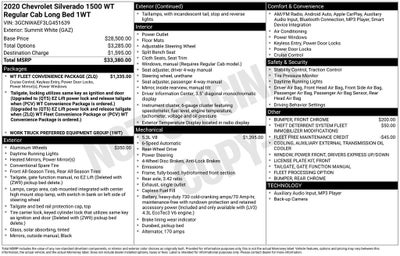 2020 Chevrolet Silverado 1500 WT