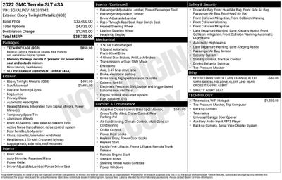 2022 GMC Terrain SLT