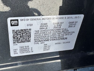 2022 Chevrolet Equinox RS