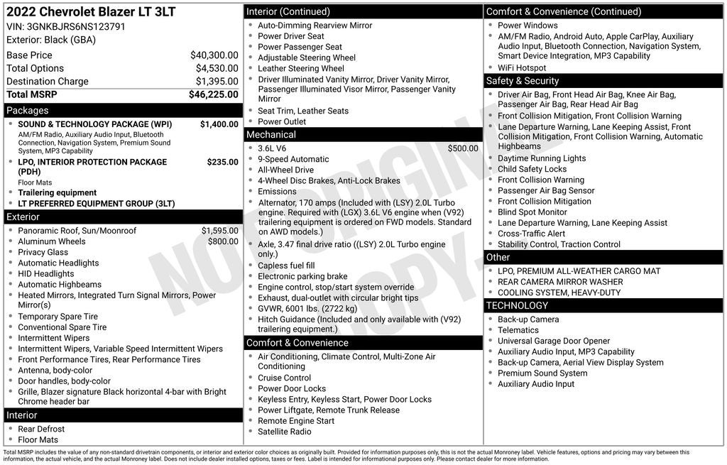 2022 Chevrolet Blazer LT