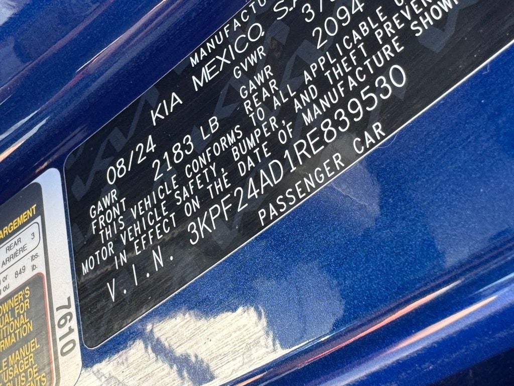 2024 Kia Forte LXS