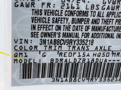 2024 Nissan Sentra SV