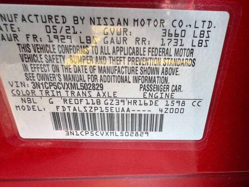 2021 Nissan Kicks SV