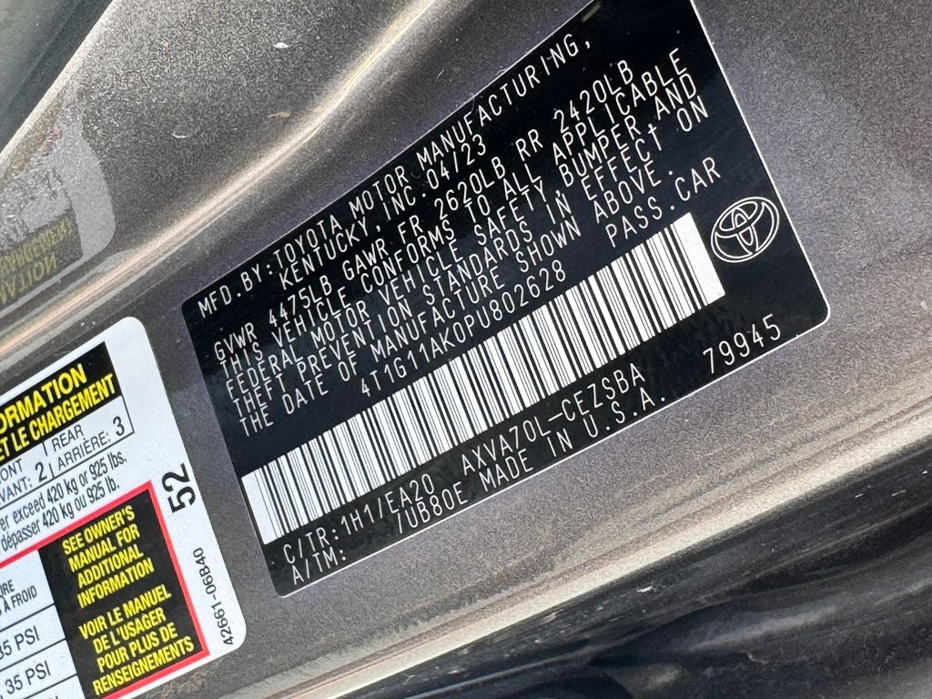 2023 Toyota Camry SE