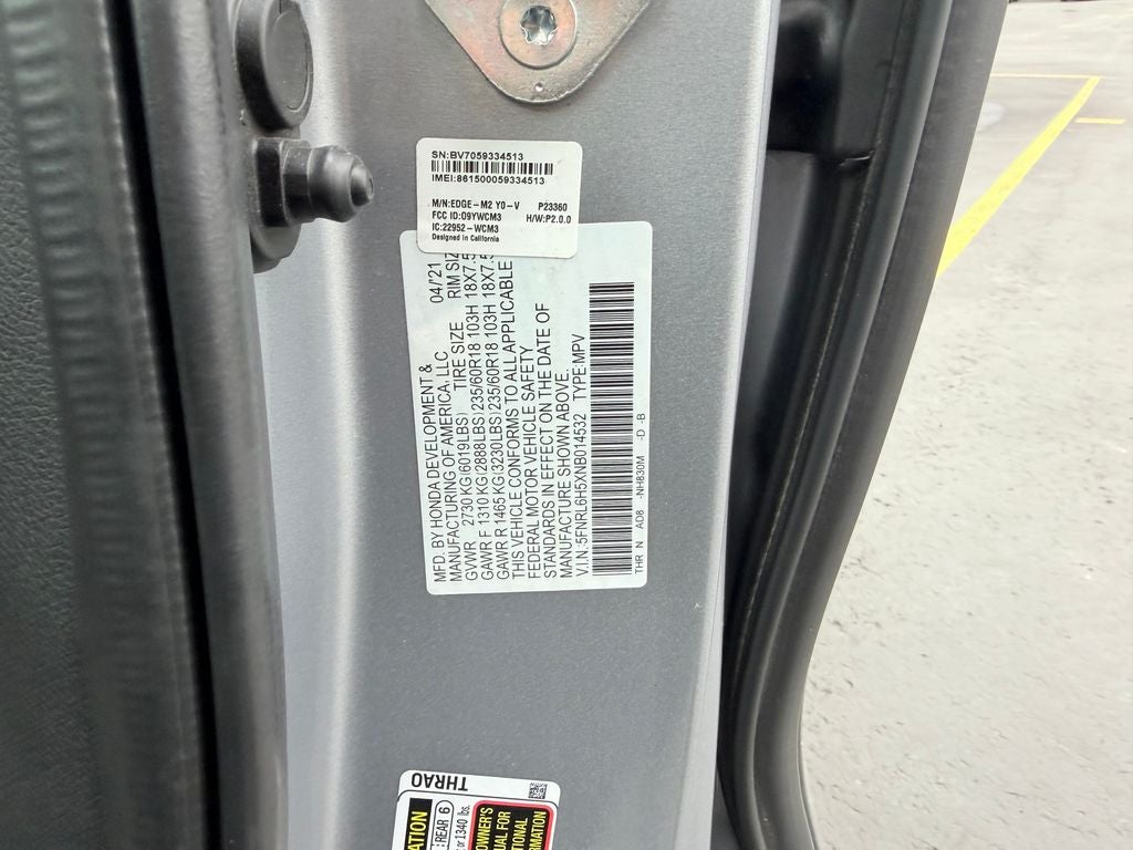 2022 Honda Odyssey EX